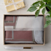 Verweerde Winter Red Barn Tissuepapier (Geschenk)