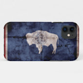 Verweerde Wyoming-vlag Case-Mate iPhone Case (Achterkant (horizontaal))