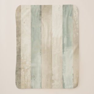 Verweerde zachte blauwe bruine witte rustieke stre sherpa deken