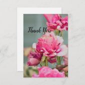 Verwelkte Roos Dankkaart Bedankkaart (Voorkant / Achterkant)