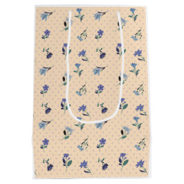 Verwen Pastel Bloesems Cadeaupapier Medium Cadeauzakje