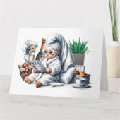 Verwen uzelf - zie terug - kaart (Voorkant)