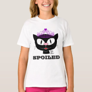 Verwende Cute Cartoon Princesses Kat Meisje T Shir T-shirt