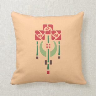 Verwerend Roos Stencil Kussen