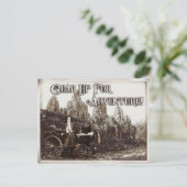 Verwerk voor avontuurlijk Briefkaart (Staand voorkant)