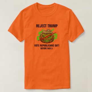 VERWERP TRUMP; CONGRES IS WERKELoos; STEM REPUBLIC T-shirt