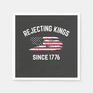 Verwerpen Koningen Sinds 1776 4 juli Servet
