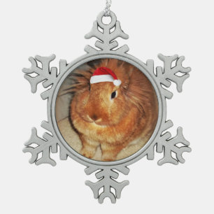 Verwerping van Bunny Rabbit Santa Ornament