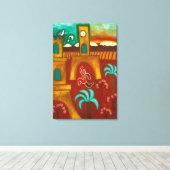 Verwerving kasteel 2010 canvas afdruk (Insitu (Houten vloer))