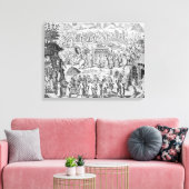 Verwerving van een bruid naar huis canvas afdruk (Insitu (Woonkamer))