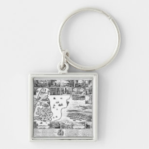 Verwerving van Gustavus II Adolphus Sleutelhanger