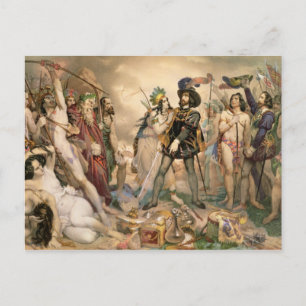 Verwerving van Mexico Briefkaart