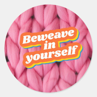 Verweven in je eigen Sticker
