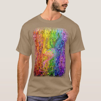 Verweven Magische Regenboog T-shirt