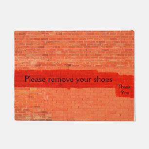 "Verwijder alsjeblieft je schoenen. Dank je wel, F Deurmat