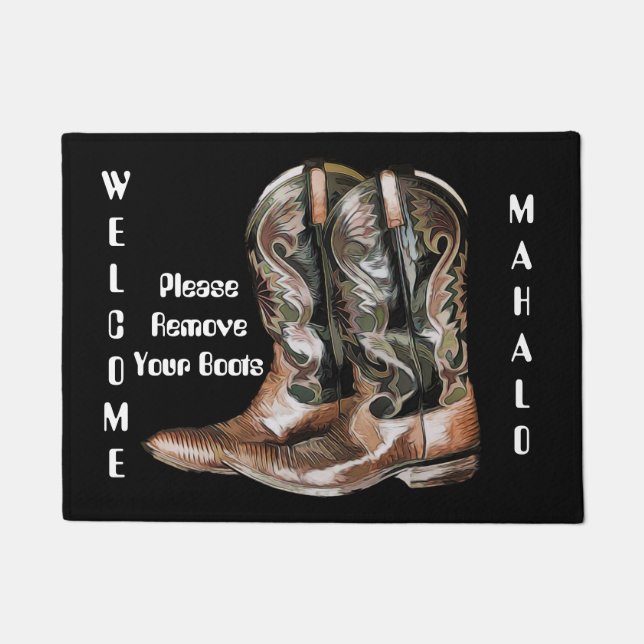Verwijder Boots Deurmat (Voorkant)
