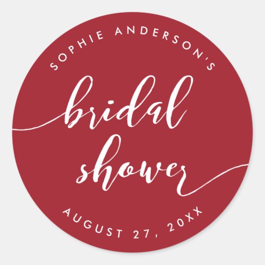 Verwijder de aangepaste achtergrondkleur van het S Ronde Sticker (Voorkant)