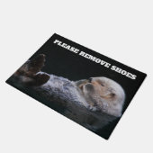 Verwijder de Zee Otter van het badpak Deurmat (Schuin)