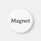 Verwijder deze tekst en voeg eigen ontwerp cirkel magneet (Voorkant)