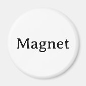 Verwijder deze tekst en voeg eigen ontwerp cirkel magneet (Voorkant)