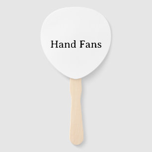 Verwijder deze tekst en voeg eigen ontwerp-peddel  handwaaier