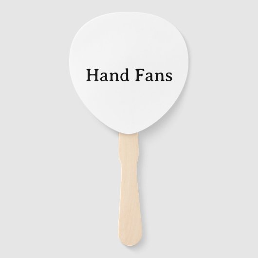 Verwijder deze tekst en voeg eigen ontwerp-peddel handwaaier (Voorkant)