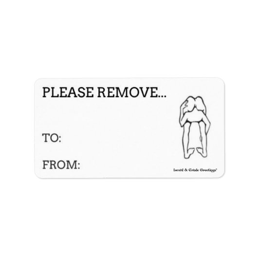 Verwijder... Etiket (Voorkant)