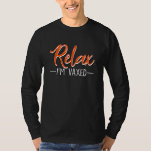 Verwijder het volledig gevaccineerde vaccin tegen t-shirt