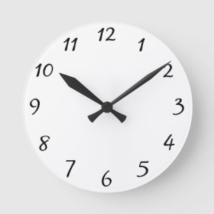 Verwijder Hondenpootafdruk Levendige Kleuren Aange Ronde Klok