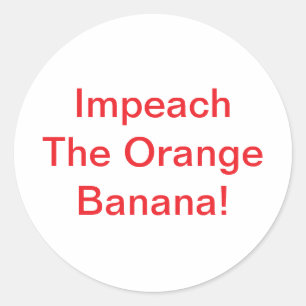 Verwijder Orange Banana Hankamer Artjunkhaus Strip Ronde Sticker