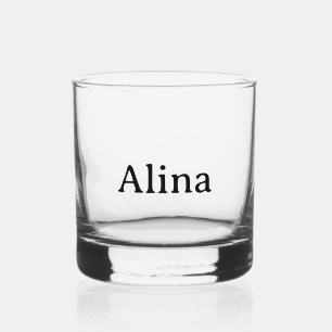 verwijder tekst en voeg eigen ontwerp toe 12 oz whisky glas