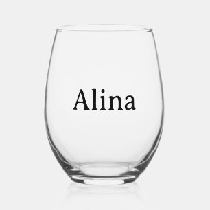 verwijder tekst en voeg eigen ontwerp toe 16 oz wijnglas zonder voet