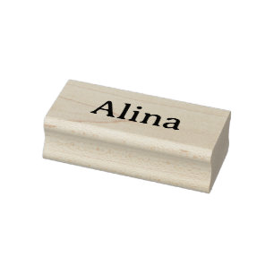 verwijder tekst en voeg eigen ontwerp toe 1" x 2.5 rubberstempel