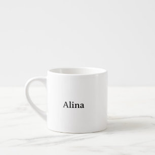 verwijder tekst en voeg eigen ontwerp toe espresso kop