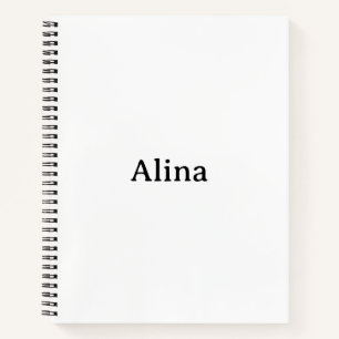 verwijder tekst voeg eigen ontwerp toe 8.5"x11" De Notitieboek