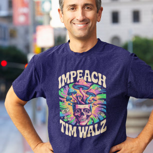 Verwijder Tim Walz Kinderopvang Fraude Leaning Cen T-shirt
