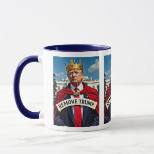 Verwijder Trump Now AI Art Mok