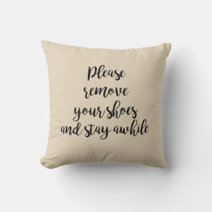 Verwijder uw schoenen en blijf onderweg kussen