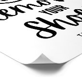 Verwijder uw schoenen poster (Hoek)