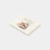 Verwijderbare Custom Bookplate Pad Cat Post-it® Notes (Schuin)