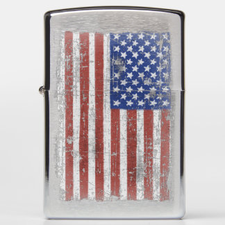 VERWIJDERD AMERIKAANSE VLAG ZIPPO LIGHTER