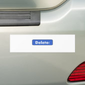 Verwijderen Bumpersticker (Op auto)