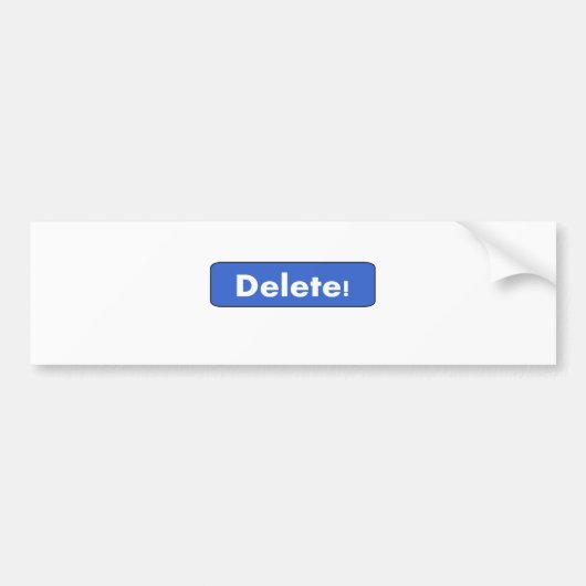 Verwijderen Bumpersticker (Voorkant)