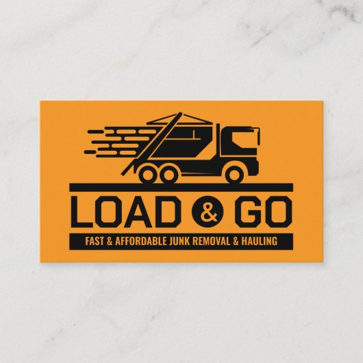 Verwijdering en vervoer van afval visitekaartje (Voorkant)