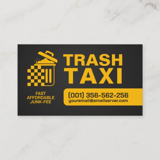 Verwijdering en vervoer van afval visitekaartje (Voorkant)