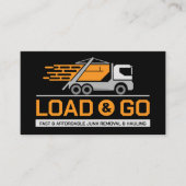 Verwijdering en vervoer van afval visitekaartje (Voorkant)