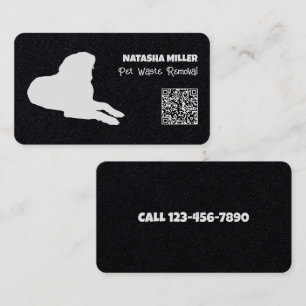 Verwijdering van huisdierafval QR Visitekaartje