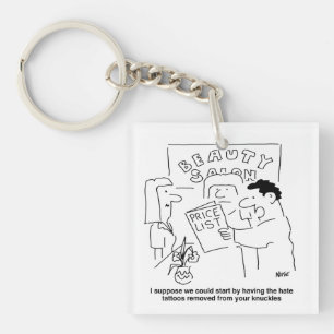 Verwijdering van tattoos bij het thema Beauty Salo Sleutelhanger