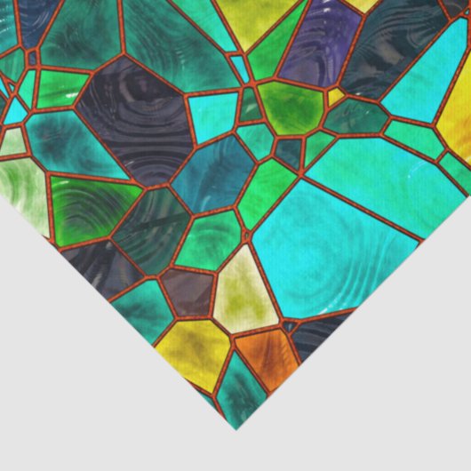 Verwijdering van zeeglazen tissuepapier (Detail)