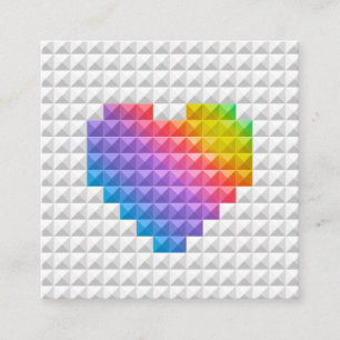 Verwijs een Rainbooghartkaart van de Cliënt van d Aanbevelingskaartje
